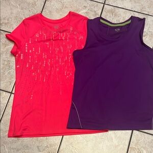 CG Athletic Tops (2) Pink S and purple M